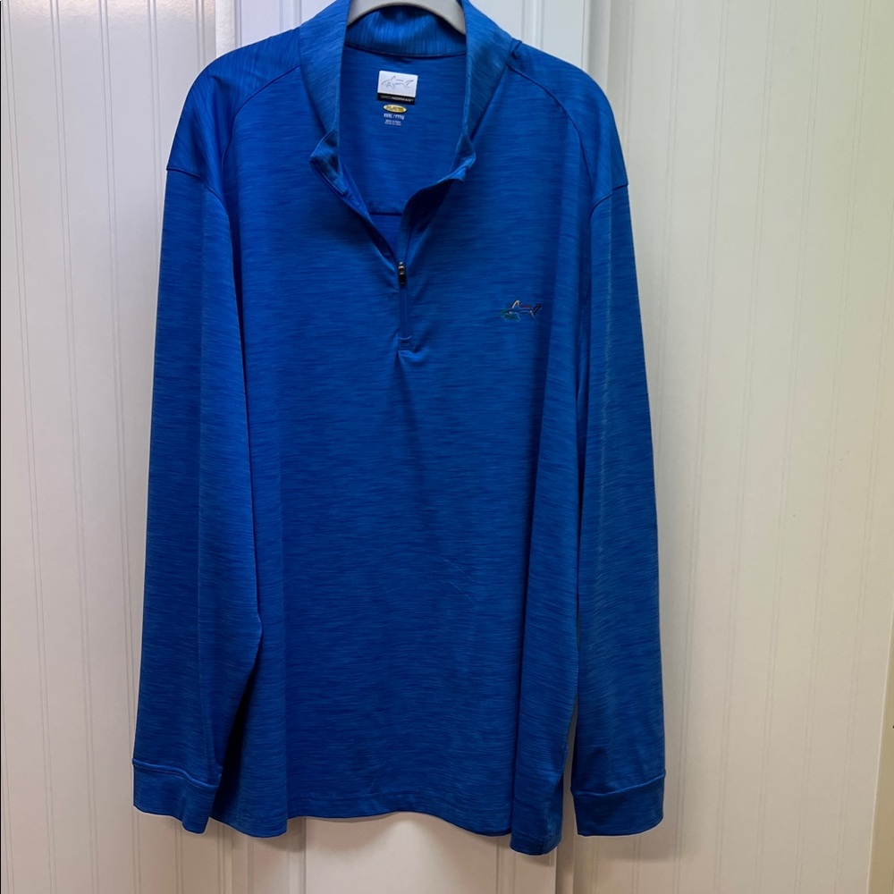 Greg Norman Royal Blue Quarter-Zip Pullover